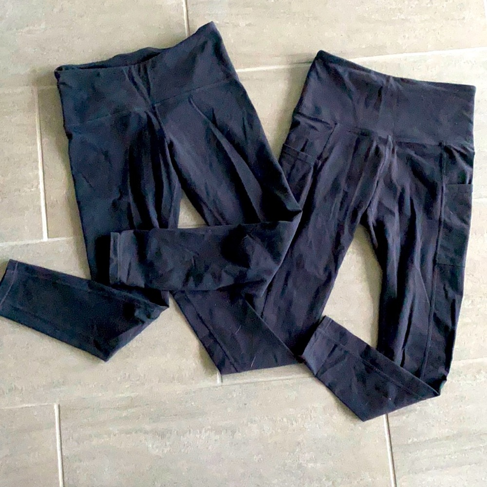 Tuff Athletics black leggings. Size small